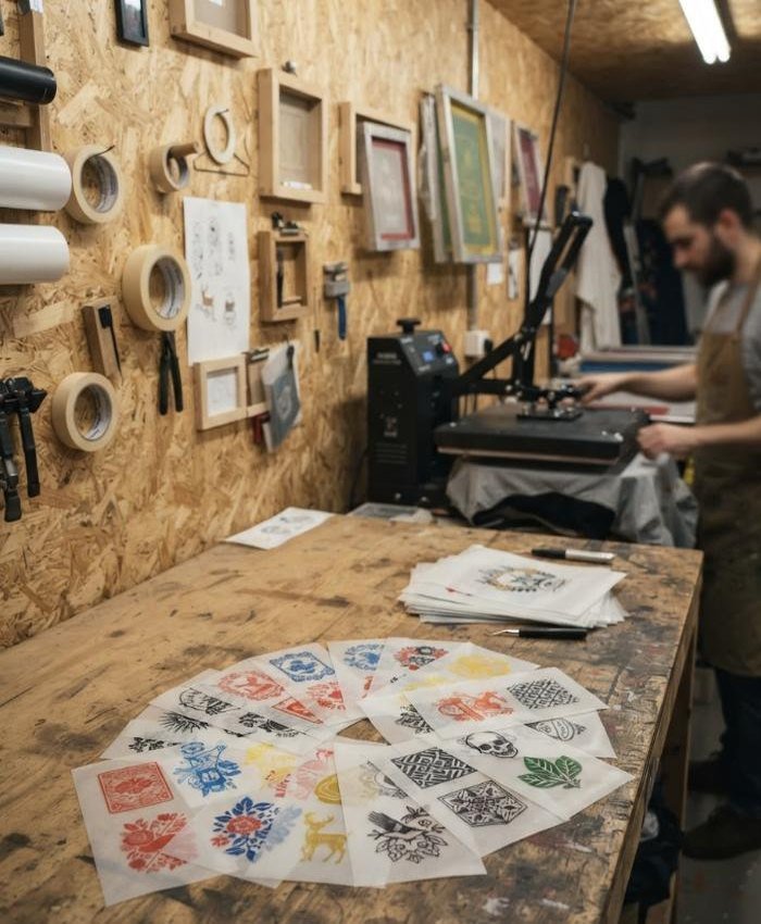 Transfert sérigraphique à l'atelier Markage.TOP